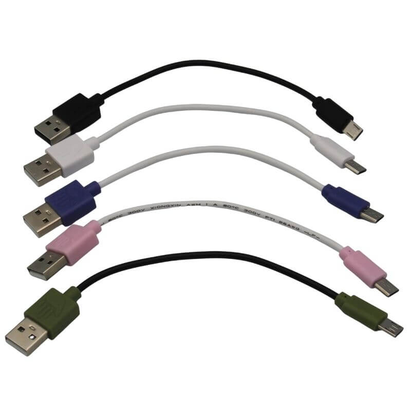 USB 2.0 A Male To Micro USB Male Charging Data Cable