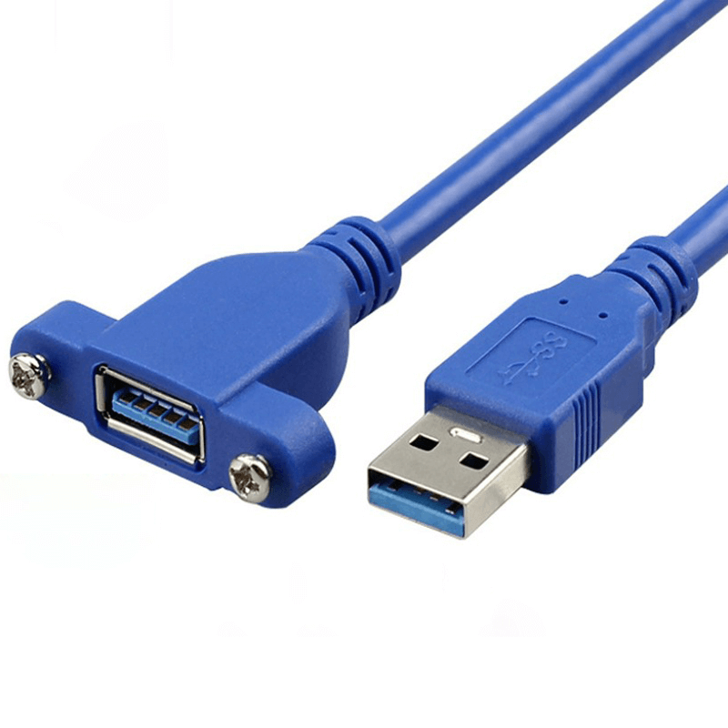 USB 3.0 Type A Male To USB 3.0 Type A Female in Wall Mounted Type Cable