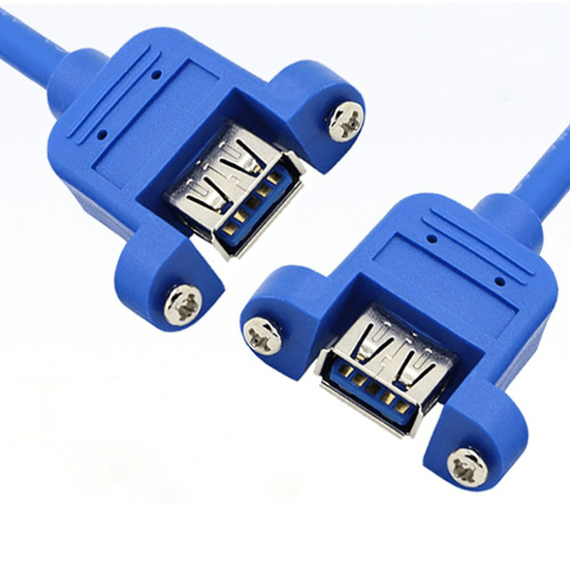 USB 3.0 Type A Female To USB 3.0 Type A Female in Wall Mounted Type Cable