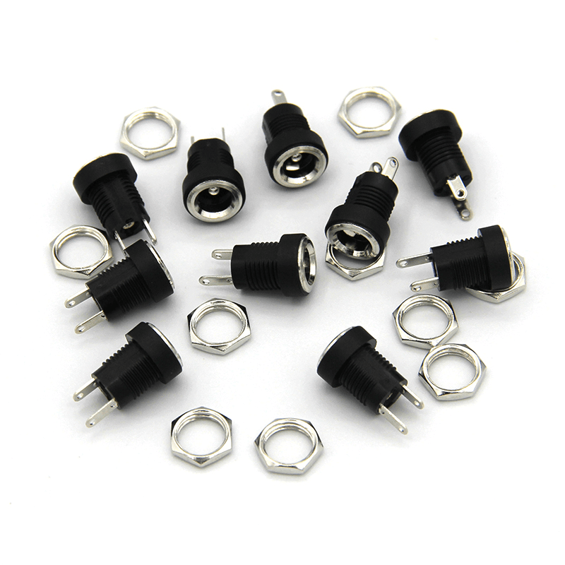 5.5*2.1MM or 2.5MM Panel Mount DC Power Jack