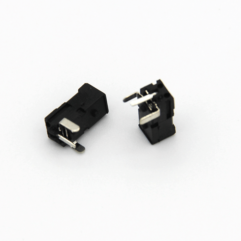 2.5*0.7MM DIP Black Color DC Power Jack