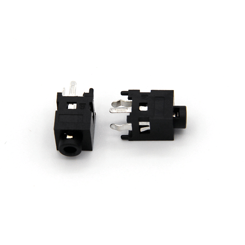 2.5MM 2Pole Black Color Audio Socket