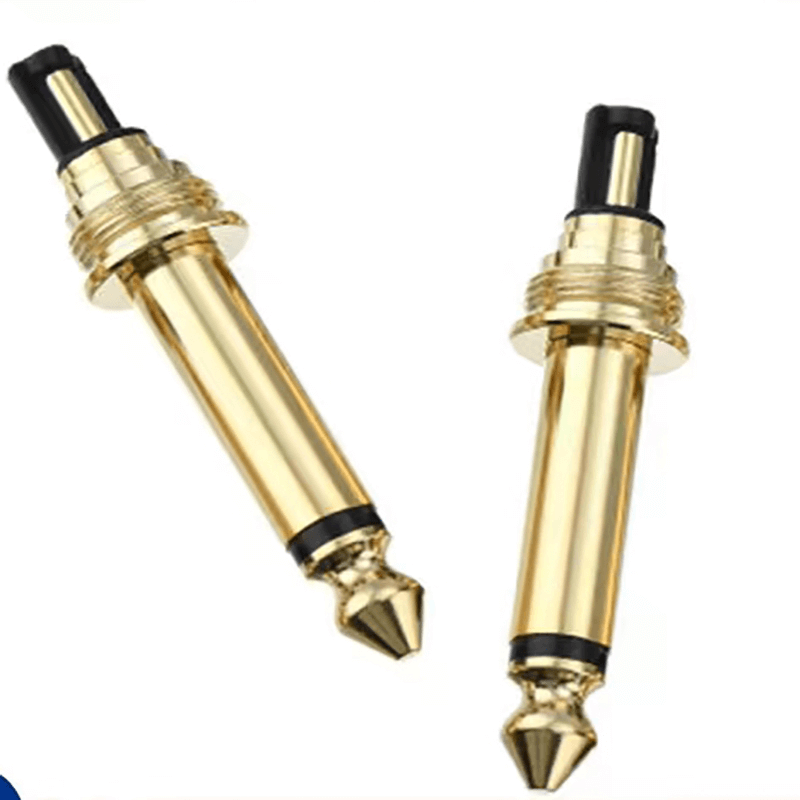 6.35MM 2Pole Gold Plated Audio Plug