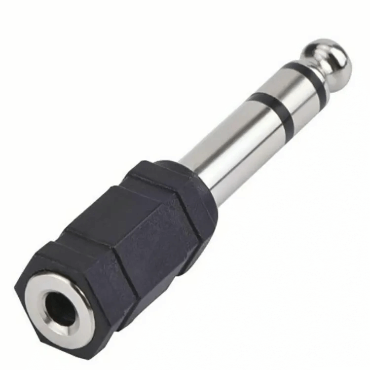 3.5MM 3Pole Jack To 6.35MM 3Pole Plug DC Convertor