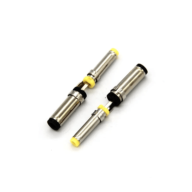 5.5*2.5MM To 4.0*1.7MM Plug Black Yellow Male DC Power Connector