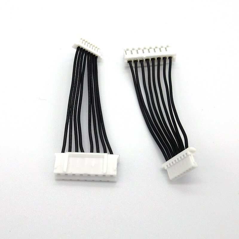 JST SH1.0 8PIN to PH2.0 8PIN Black Wire Harness