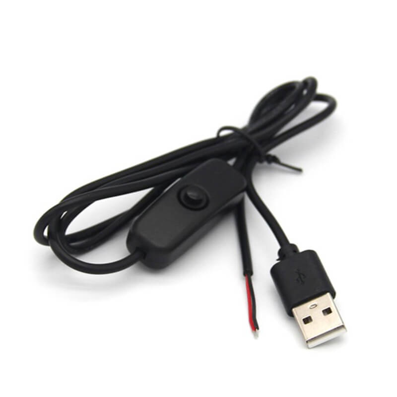 USB 2.0 A Male Connector to Free End 2C Cable