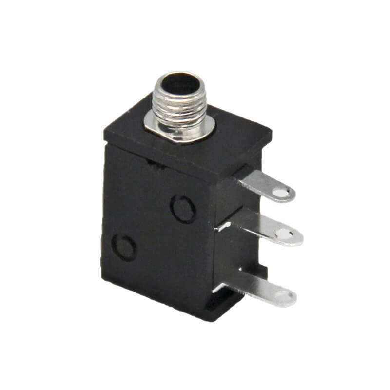 2.5MM 3 Pole Audio Socket Panel Mount