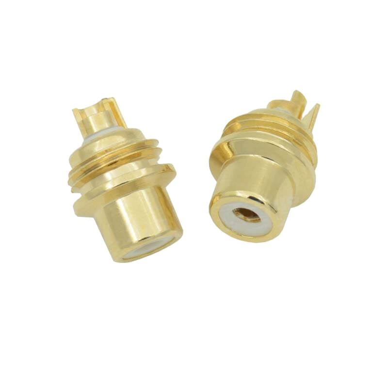 Gold Plate RCA Female Connector